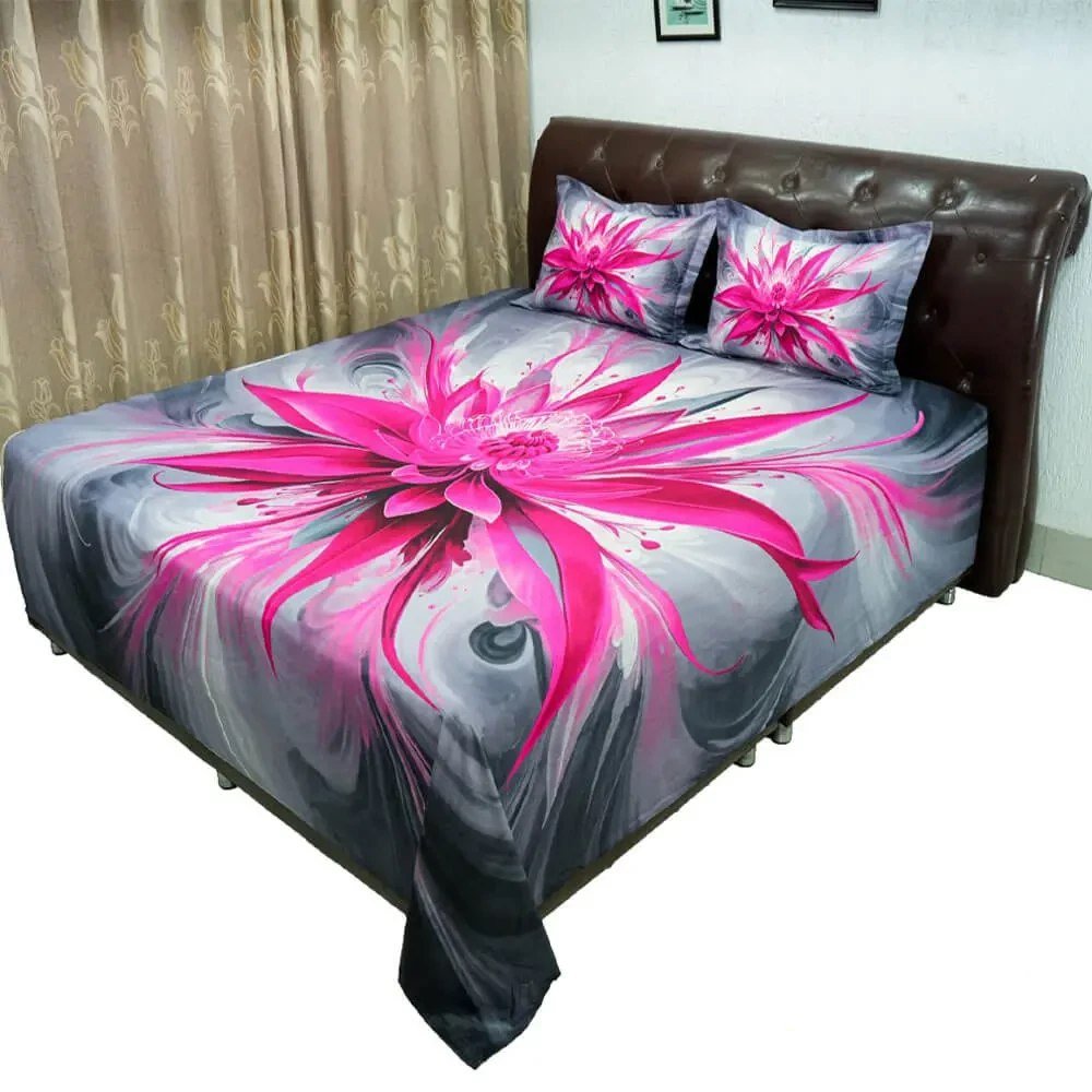 RTP Stylized Ash Bed Sheet