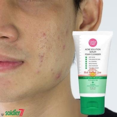 SERUM CATHY DOLL ACNE SOLUTION SERUM FOAM CLEANSER 100ML