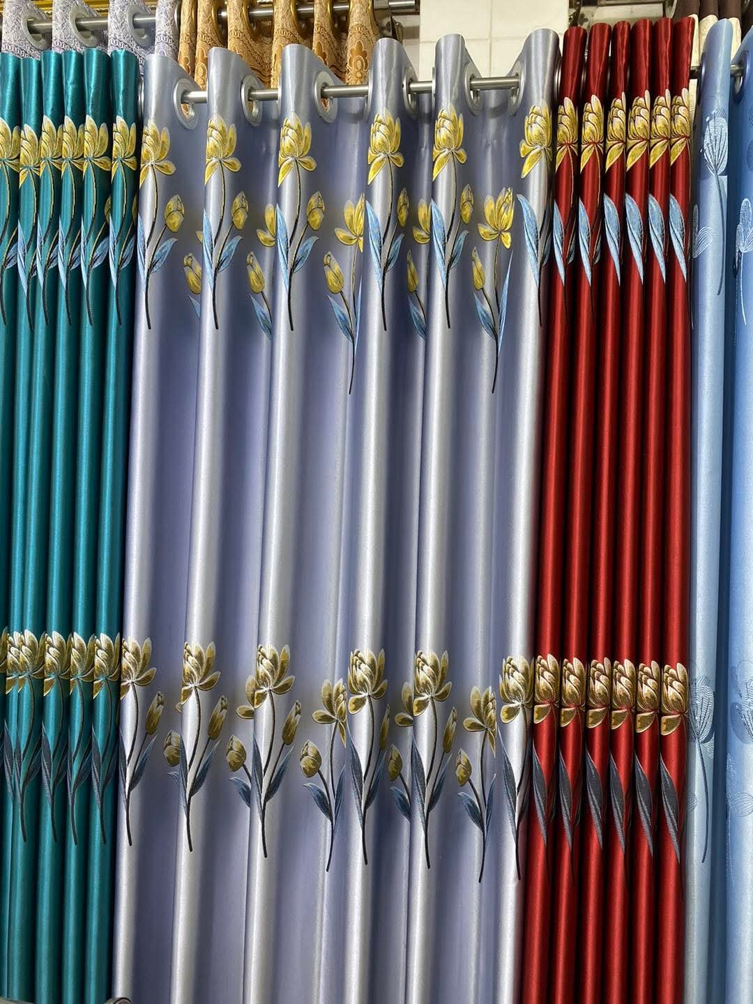 Glassy Shatin Fabric