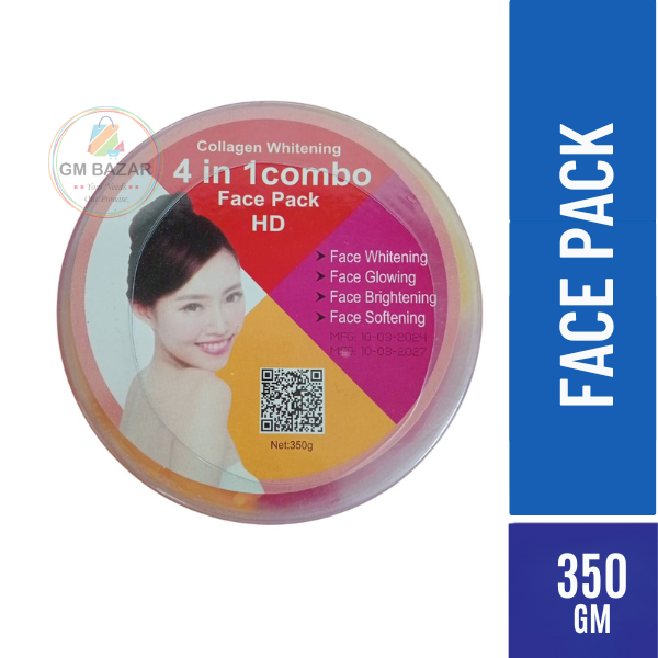 SOOTHING GEL COLLAGEN WHITENING 4 IN 1 COMBO FACE PACK