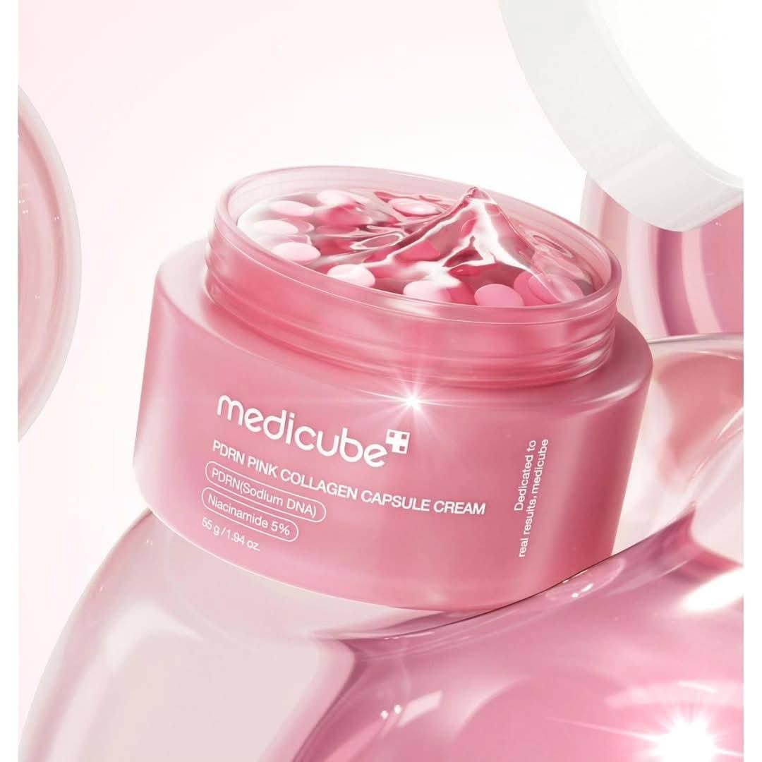 WHITENING CREAM MEDICUBE PDRN PINK COLLAGEN CAPSUL CREAM 55GM